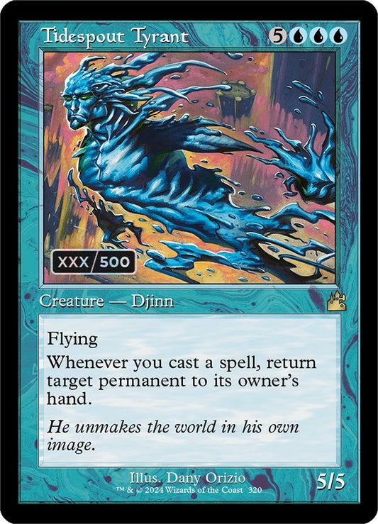 Image for Tidespout Tyrant (Retro Frame) (Serial Numbered) (320) (Ravnica Remastered) - Magic: The Gathering