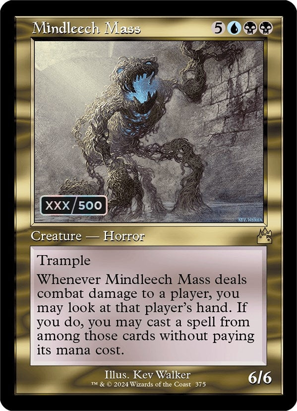 Image for Mindleech Mass (Retro Frame) (Serial Numbered) (375) (Ravnica Remastered) - Magic: The Gathering