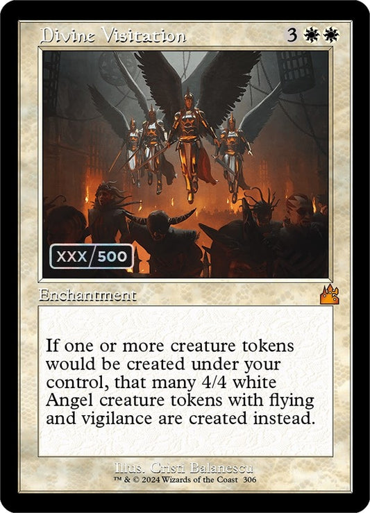 Image for Divine Visitation (Retro Frame) (Serial Numbered) (306) (Ravnica Remastered) - Magic: The Gathering