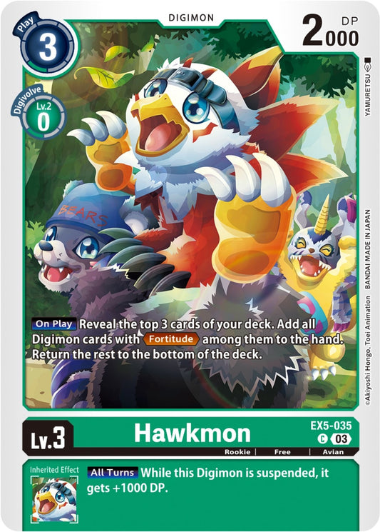 Image for Hawkmon (EX5-035 C) (Animal Colosseum) - Digimon Card Game