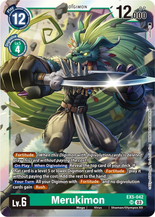 Image for Merukimon (EX5-042 SR) (Animal Colosseum) - Digimon Card Game