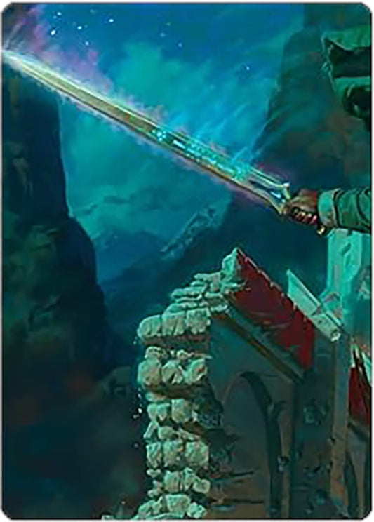 Image for Anduril, Narsil Reforged Art Card (1) (Art Series: Universes Beyond: The Lord of the Rings: Tales of Middle-earth) - Magic: The Gathering
