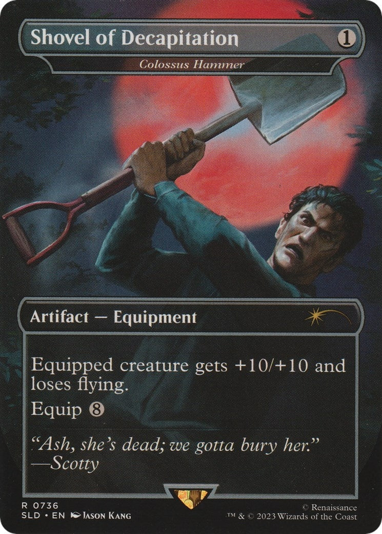 Image for Shovel of Decapitation - Colossus Hammer (736) (Secret Lair Drop Series) - Magic: The Gathering