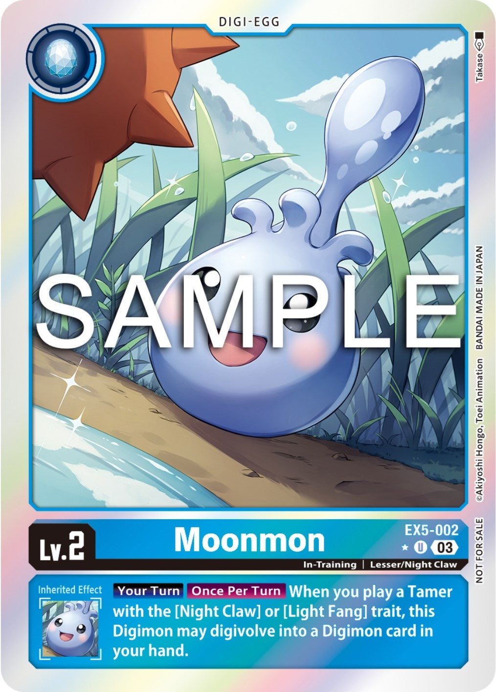 Image for Moonmon (Animal Colosseum Box Promotion Pack) (EX5-002 U) (Animal Colosseum) - Digimon Card Game