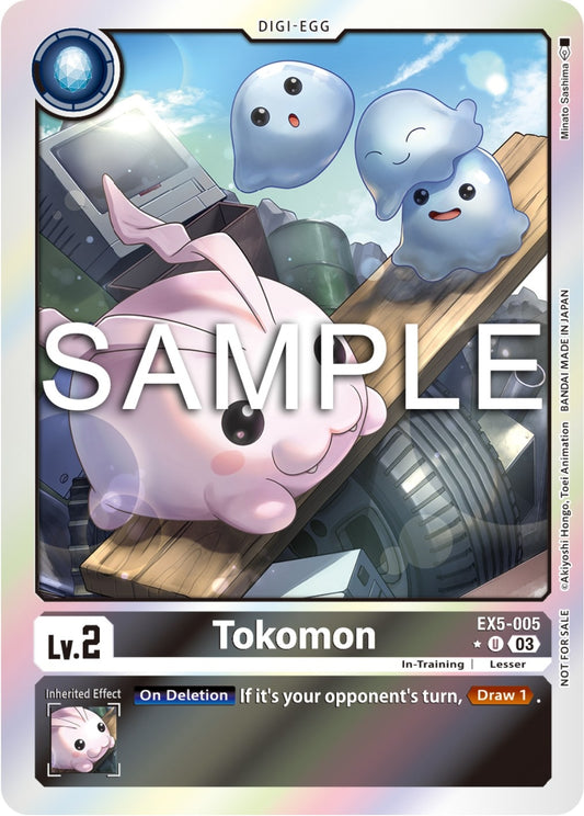 Image for Tokomon (Animal Colosseum Box Promotion Pack) (EX5-005 U) (Animal Colosseum) - Digimon Card Game