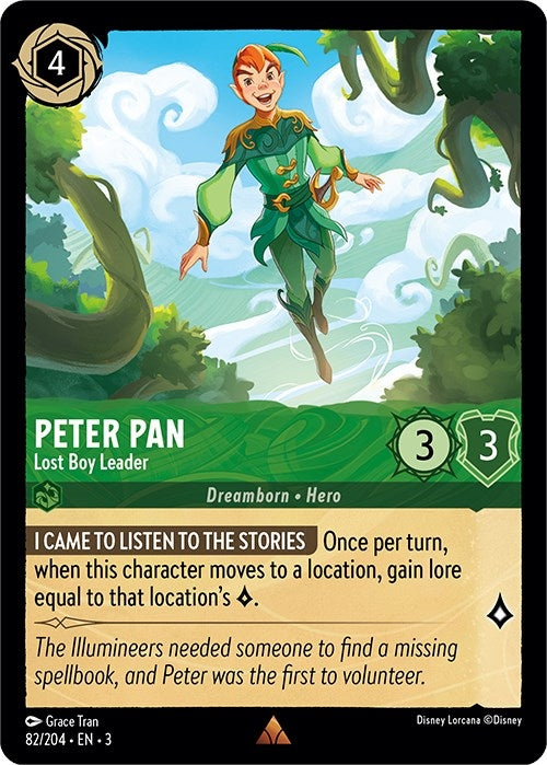 Image for Peter Pan - Lost Boy Leader (82/204) (Into the Inklands) - Disney Lorcana