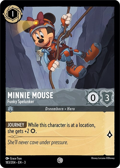 Image for Minnie Mouse - Funky Spelunker (183/204) (Into the Inklands) - Disney Lorcana