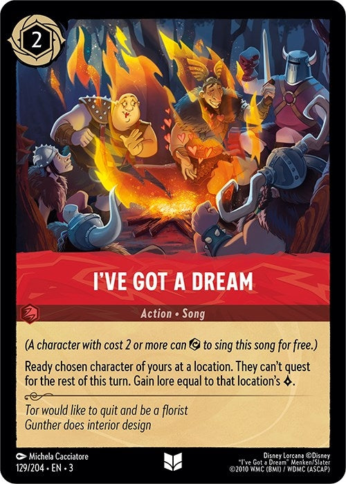 Image for I've Got a Dream (129/204) (Into the Inklands) - Disney Lorcana