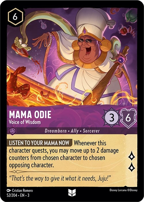 Image for Mama Odie - Voice of Wisdom (52/204) (Into the Inklands) - Disney Lorcana
