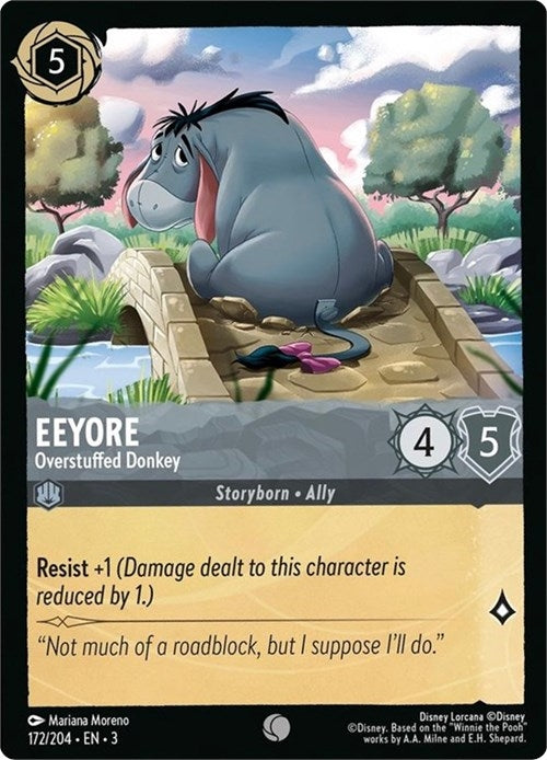 Image for Eeyore - Overstuffed Donkey (172/204) (Into the Inklands) - Disney Lorcana