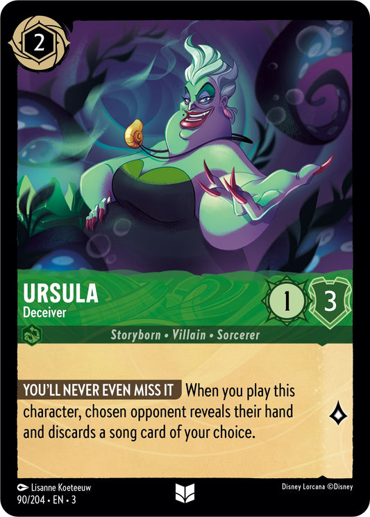 Image for Ursula - Deceiver (90/204) (Into the Inklands) - Disney Lorcana