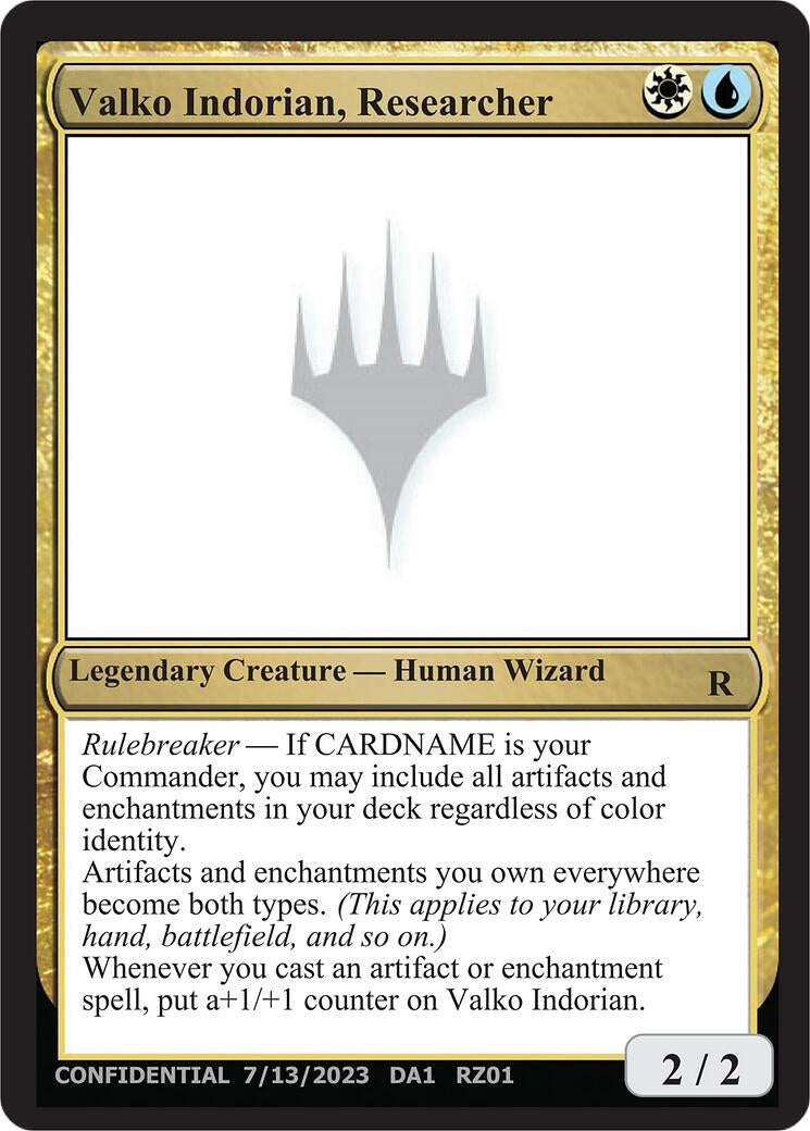 Image for Valko Indorian, Researcher (Un-Known Event Playtest Cards) - Magic: The Gathering