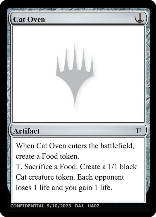 Image for Cat Oven (Un-Known Event Playtest Cards) - Magic: The Gathering