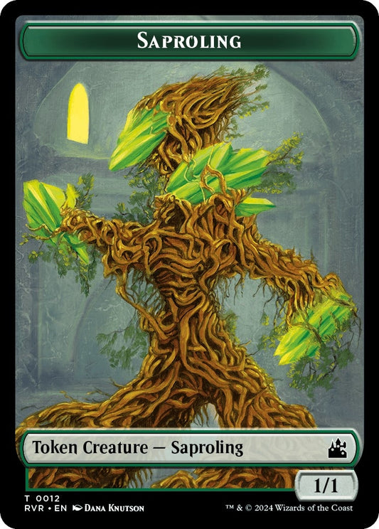 Image for Saproling // Goblin (0009) Double-Sided Token (12 // 9) (Ravnica Remastered) - Magic: The Gathering
