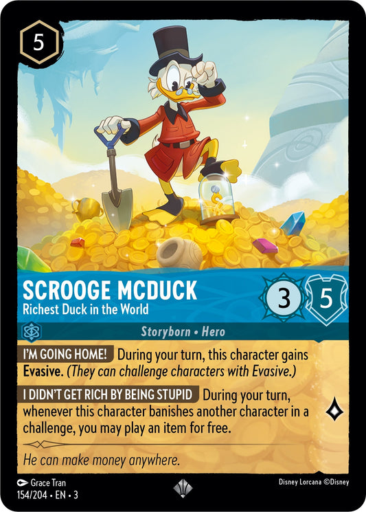 Image for Scrooge McDuck - Richest Duck in the World (154/204) (Into the Inklands) - Disney Lorcana