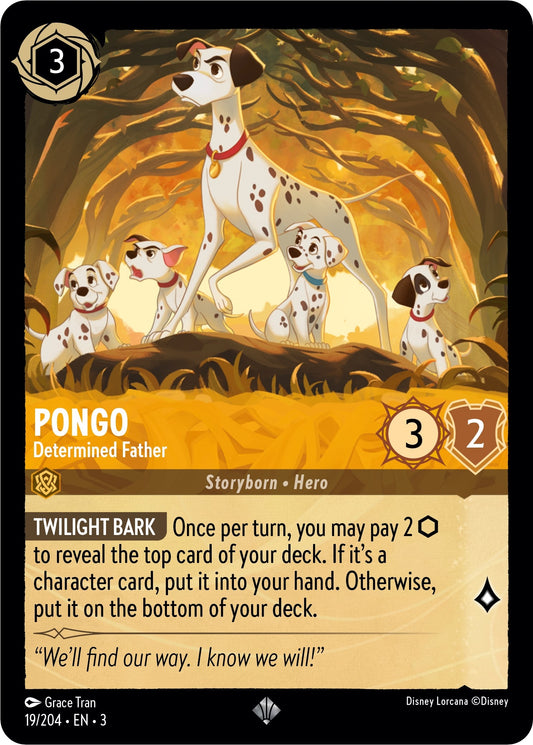 Image for Pongo - Determined Father (19/204) (Into the Inklands) - Disney Lorcana