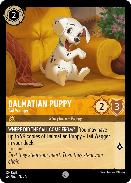 Image for Dalmatian Puppy - Tail Wagger (4a/204) (4a/204) (Into the Inklands) - Disney Lorcana