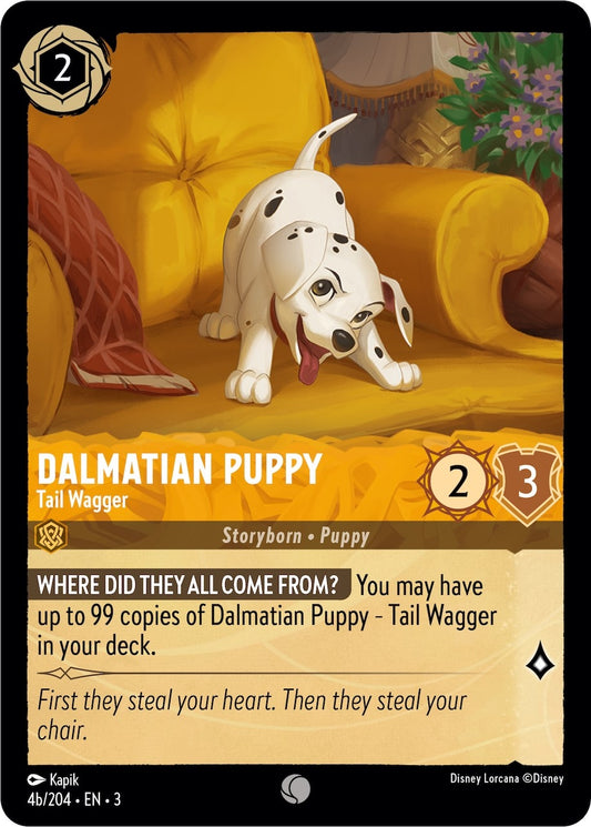 Image for Dalmatian Puppy - Tail Wagger (4b/204) (4b/204) (Into the Inklands) - Disney Lorcana