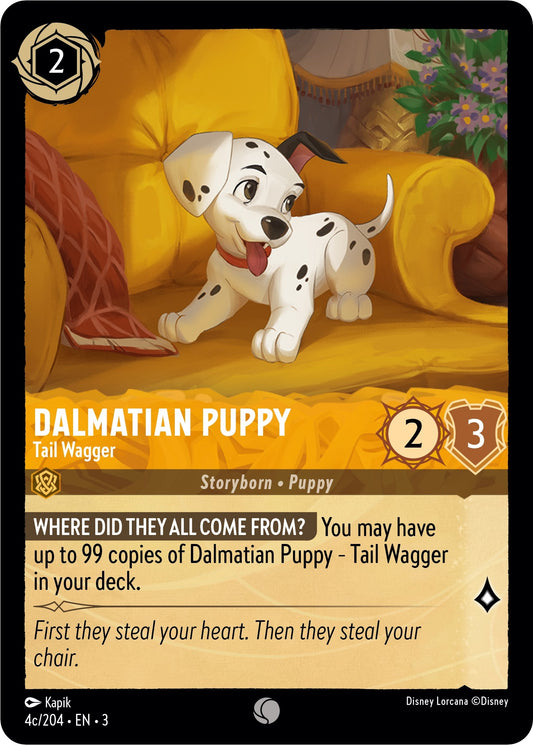 Image for Dalmatian Puppy - Tail Wagger (4c/204) (4c/204) (Into the Inklands) - Disney Lorcana