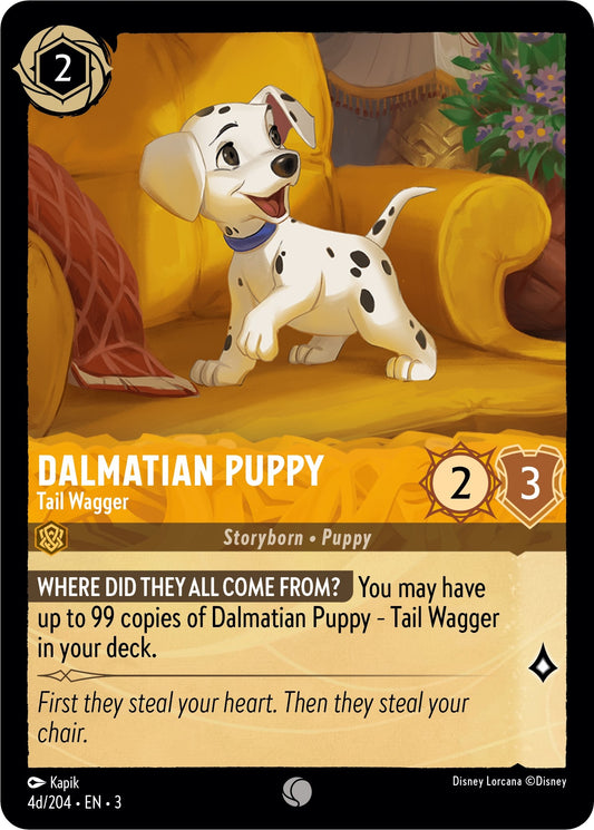 Image for Dalmatian Puppy - Tail Wagger (4d/204) (4d/204) (Into the Inklands) - Disney Lorcana