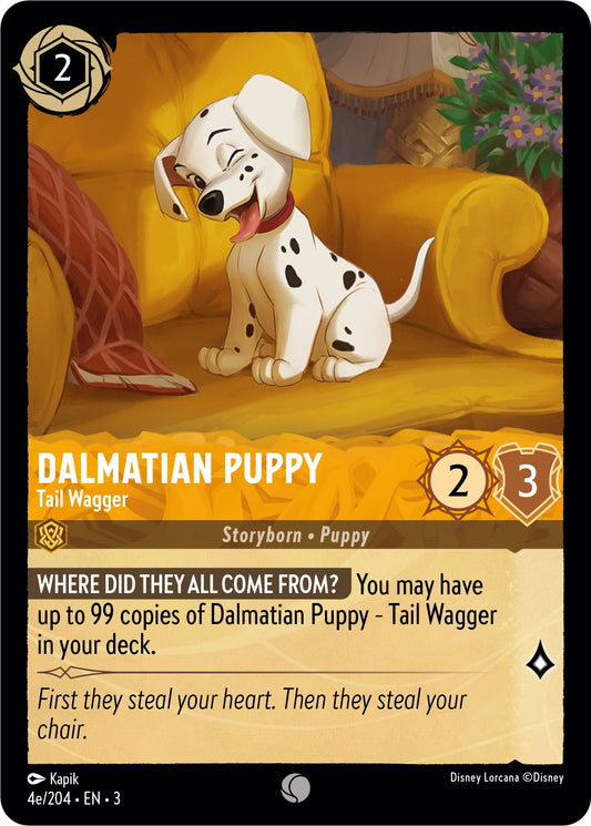 Image for Dalmatian Puppy - Tail Wagger (4e/204) (4e/204) (Into the Inklands) - Disney Lorcana