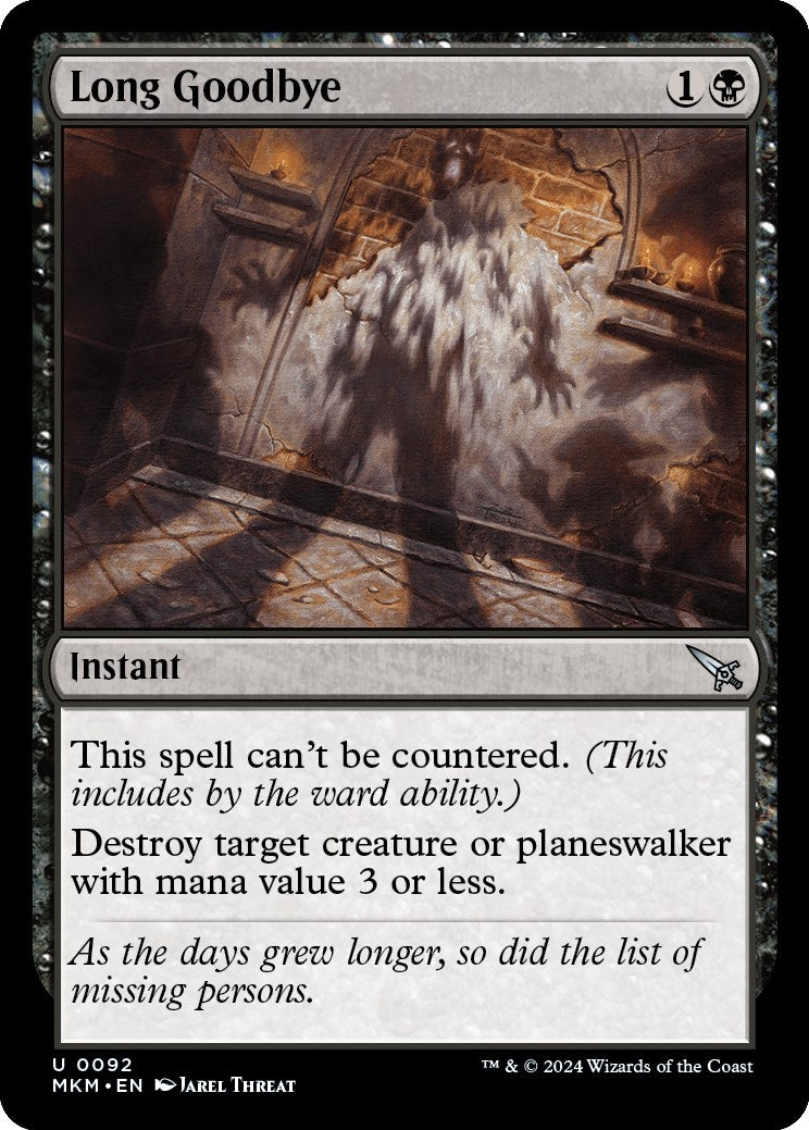 Image for Long Goodbye (92) (Murders at Karlov Manor) - Magic: The Gathering