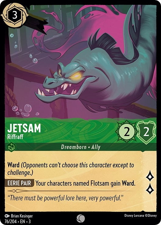 Image for Jetsam - Riffraff (76/204) (Into the Inklands) - Disney Lorcana