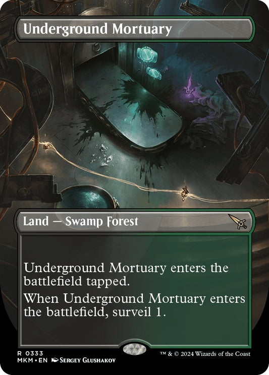 Image for Underground Mortuary (Borderless) (333) (Murders at Karlov Manor) - Magic: The Gathering
