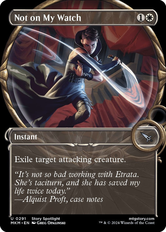 Image for Not on my Watch (Showcase) (291) (Murders at Karlov Manor) - Magic: The Gathering