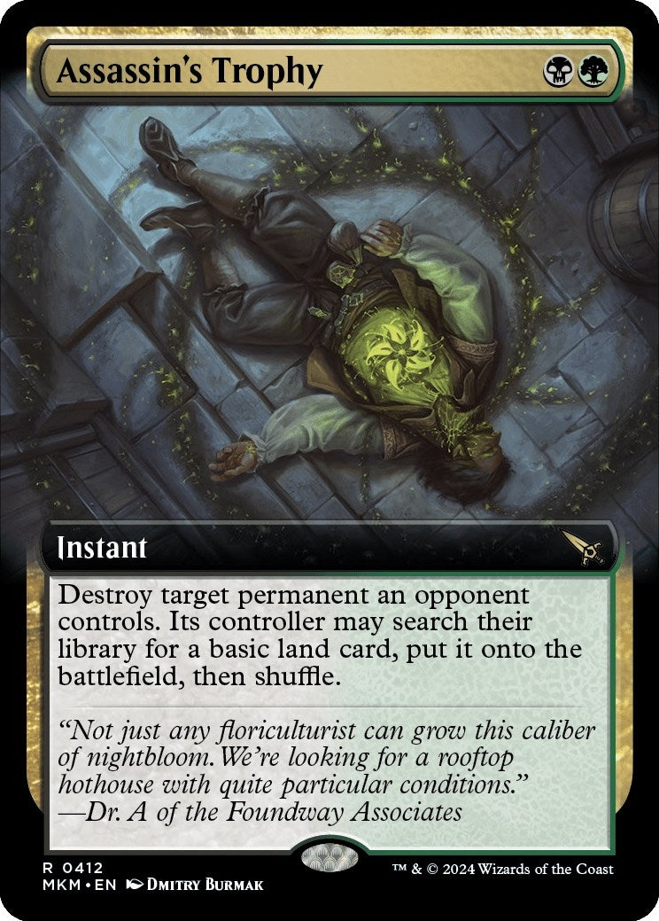 Image for Assassin's Trophy (Extended Art) (412) (Murders at Karlov Manor) - Magic: The Gathering