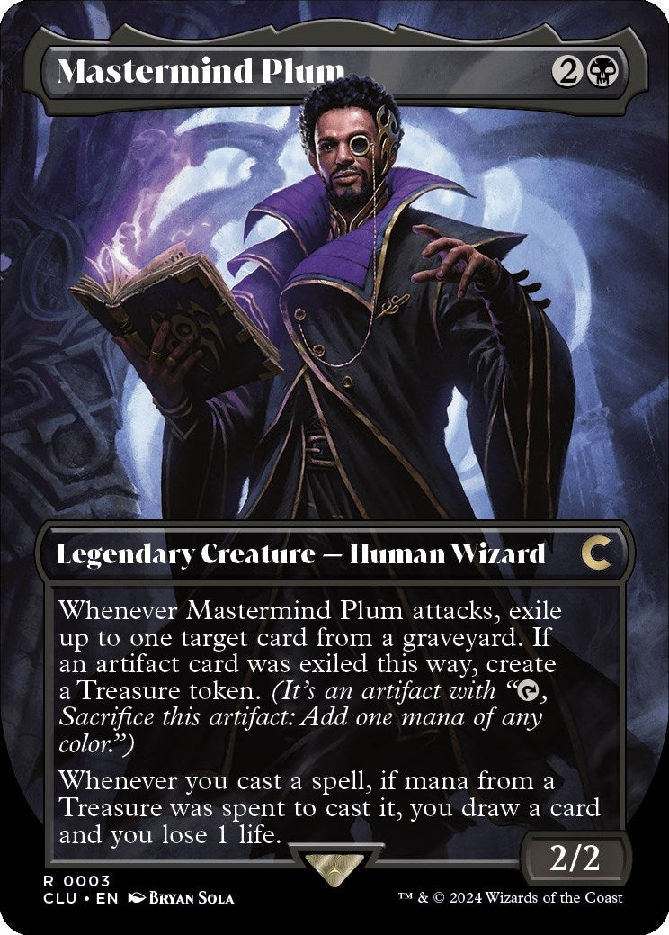 Image for Mastermind Plum (Borderless) (3) (Ravnica: Clue Edition) - Magic: The Gathering