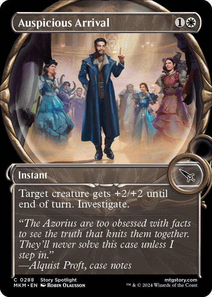 Image for Auspicious Arrival (Showcase) (288) (Murders at Karlov Manor) - Magic: The Gathering