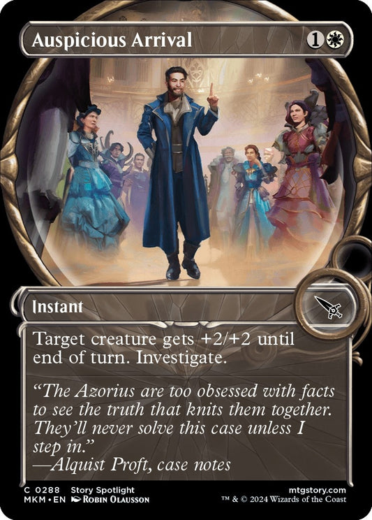 Image for Auspicious Arrival (Showcase) (288) (Murders at Karlov Manor) - Magic: The Gathering