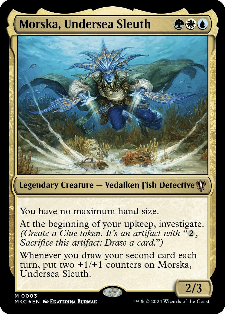 Image for Morska, Undersea Sleuth (3) (Commander: Murders at Karlov Manor) - Magic: The Gathering