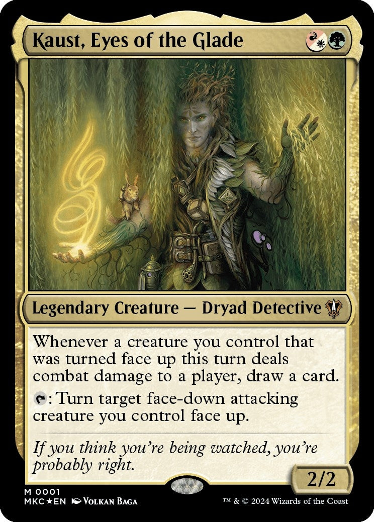 Image for Kaust, Eyes of the Glade (1) (Commander: Murders at Karlov Manor) - Magic: The Gathering