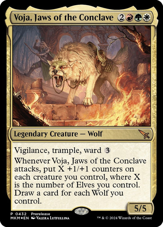 Image for Voja, Jaws of the Conclave (432) (Prerelease Cards) - Magic: The Gathering
