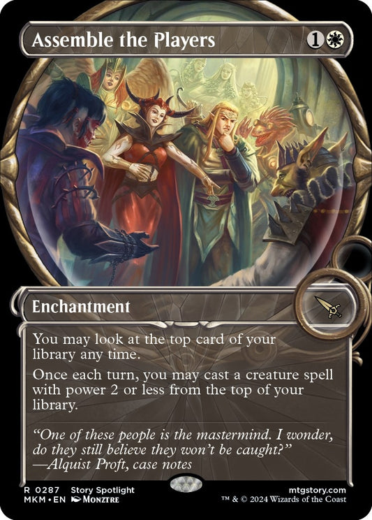 Image for Assemble the Players (Showcase) (287) (Murders at Karlov Manor) - Magic: The Gathering