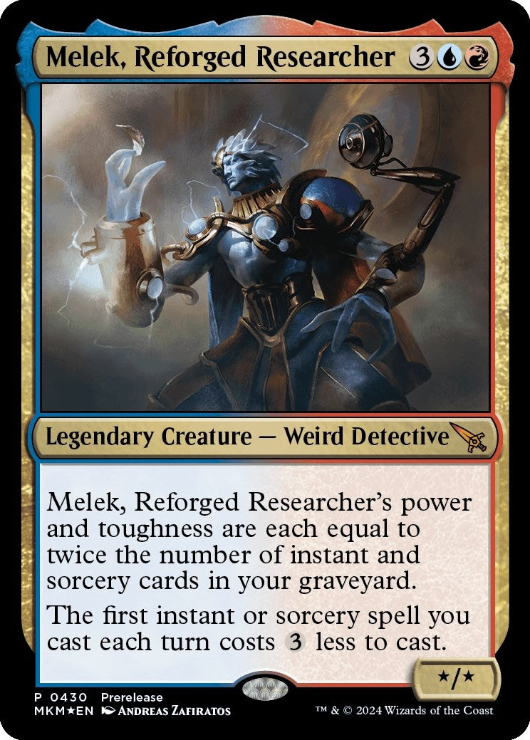Image for Melek, Reforged Researcher (430) (Prerelease Cards) - Magic: The Gathering