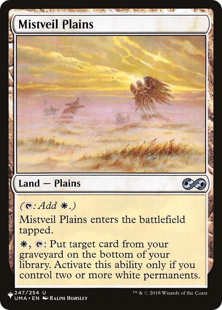 Image for Mistveil Plains (247/254) (The List Reprints) - Magic: The Gathering