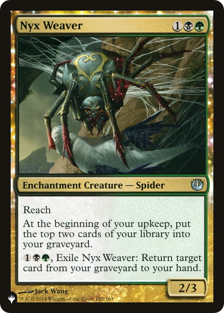 Image for Nyx Weaver (153/165) (The List Reprints) - Magic: The Gathering