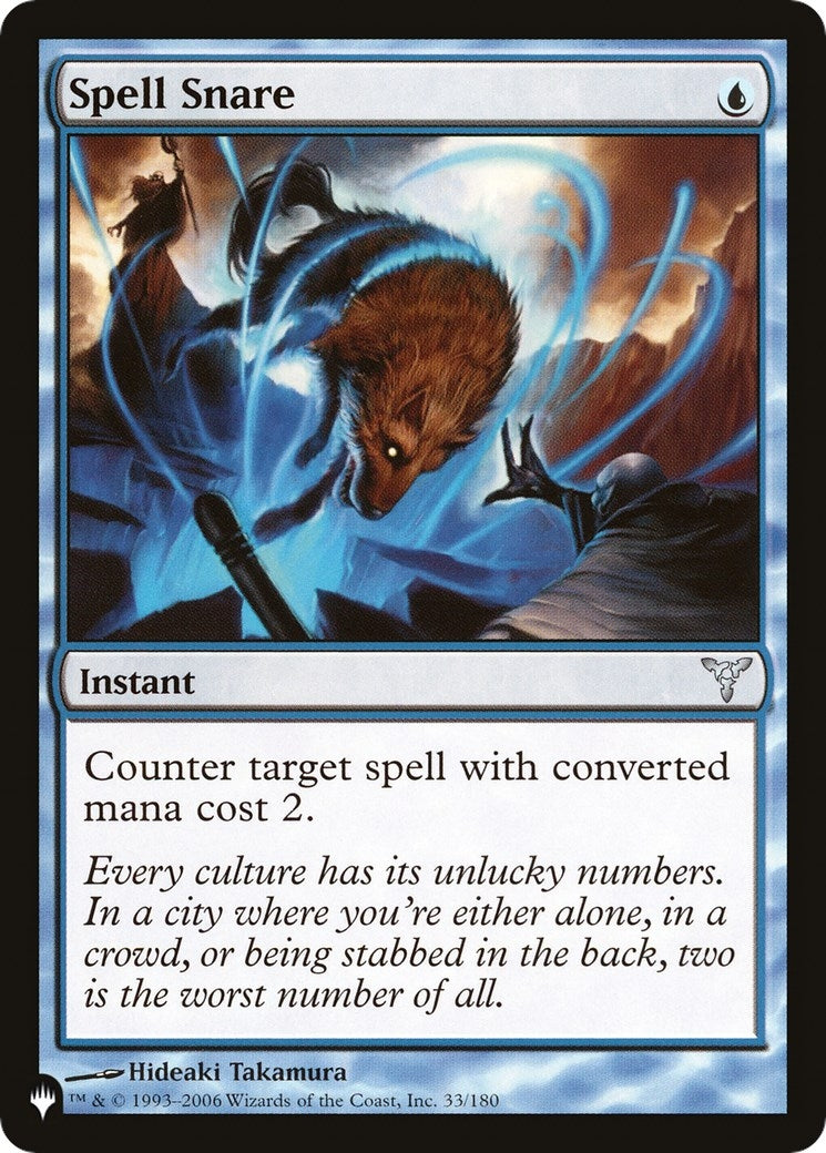 Image for Spell Snare (33/180) (The List Reprints) - Magic: The Gathering