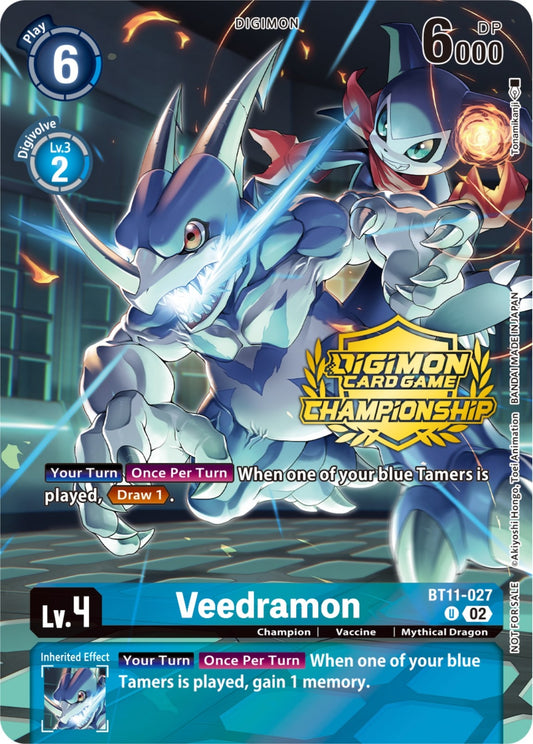 Image for Veedramon (Championship 2023 Tamers Pack) (BT11-027 U) (Dimensional Phase) - Digimon Card Game