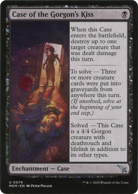 Image for Case of the Gorgon's Kiss (a) (79) (Murders at Karlov Manor) - Magic: The Gathering