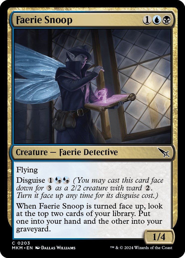 Image for Faerie Snoop (203) (Murders at Karlov Manor) - Magic: The Gathering