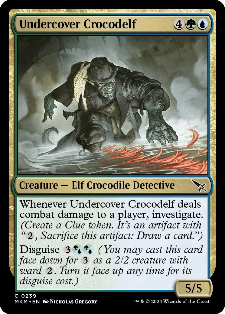 Image for Undercover Crocodelf (a) (239) (Murders at Karlov Manor) - Magic: The Gathering