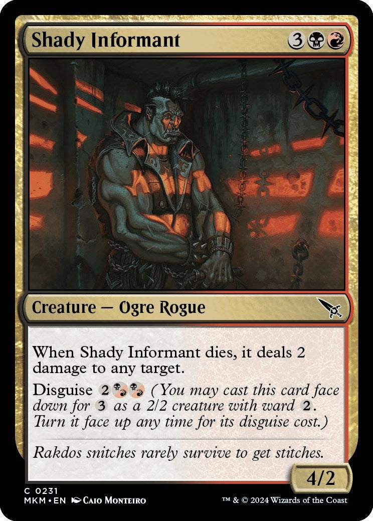 Image for Shady Informant (231) (Murders at Karlov Manor) - Magic: The Gathering