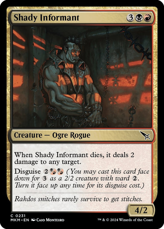 Image for Shady Informant (231) (Murders at Karlov Manor) - Magic: The Gathering