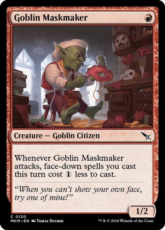 Image for Goblin Maskmaker (130) (Murders at Karlov Manor) - Magic: The Gathering