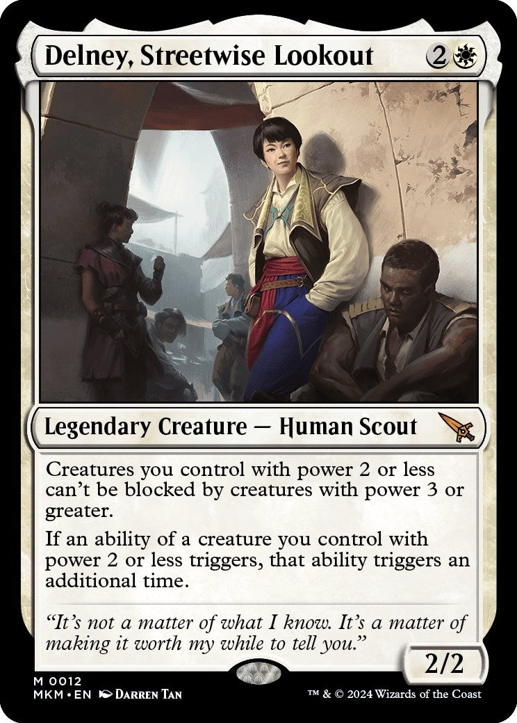 Image for Delney, Streetwise Lookout (12) (Murders at Karlov Manor) - Magic: The Gathering