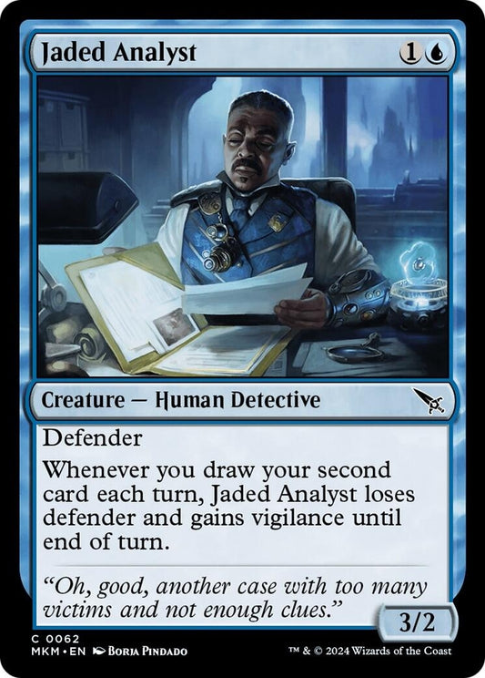 Image for Jaded Analyst (62) (Murders at Karlov Manor) - Magic: The Gathering